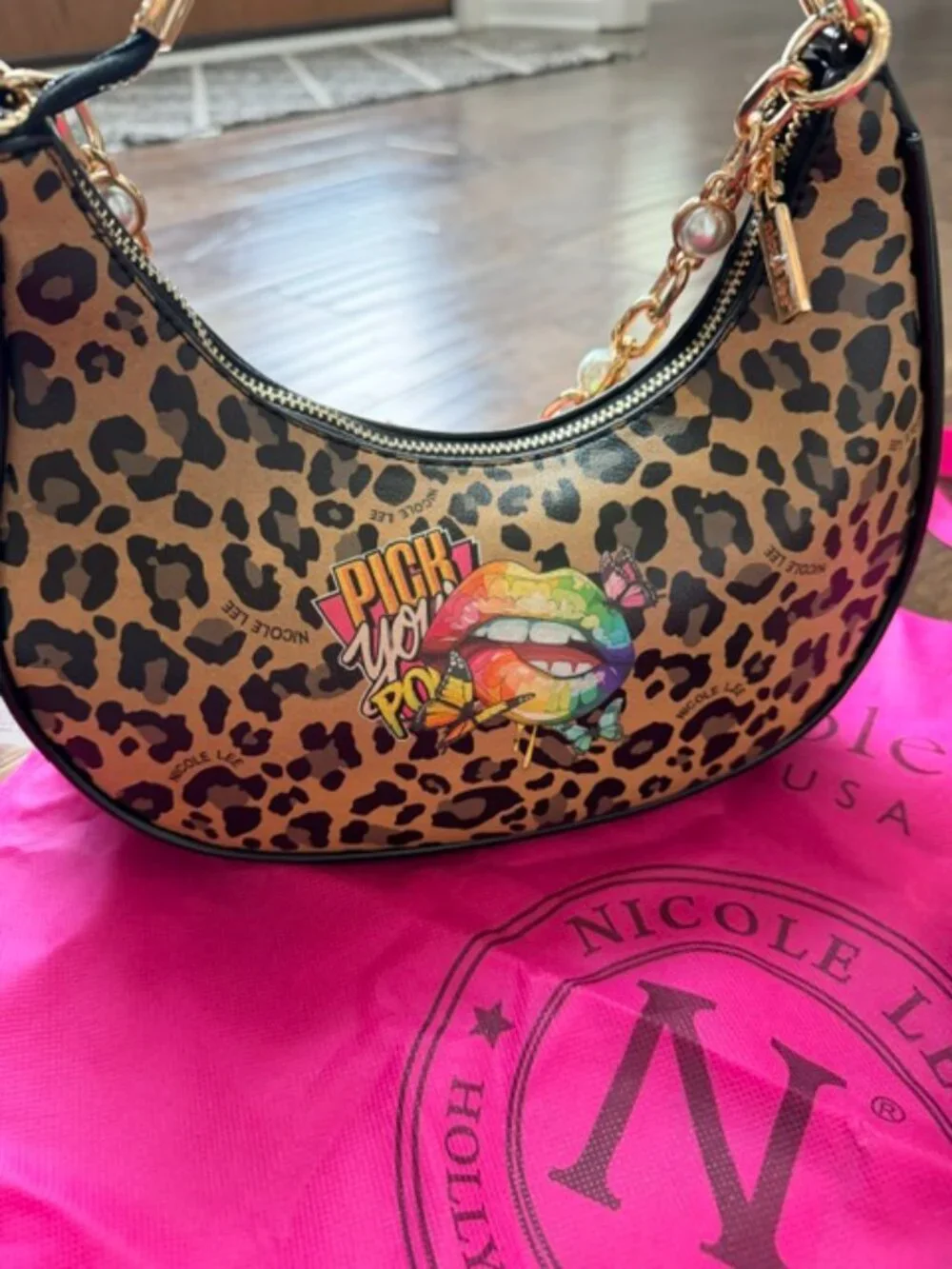 Nicole Lee ALL EMOTION Hobo/Shoulder Bag - NWT